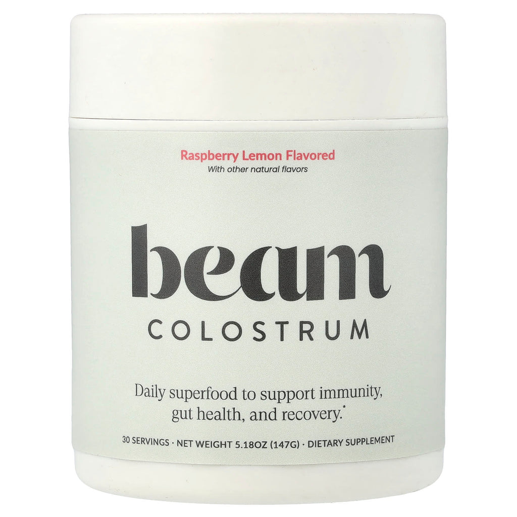 Beam, Colostrum, Raspberry Lemon, 5.18 oz (147 g)