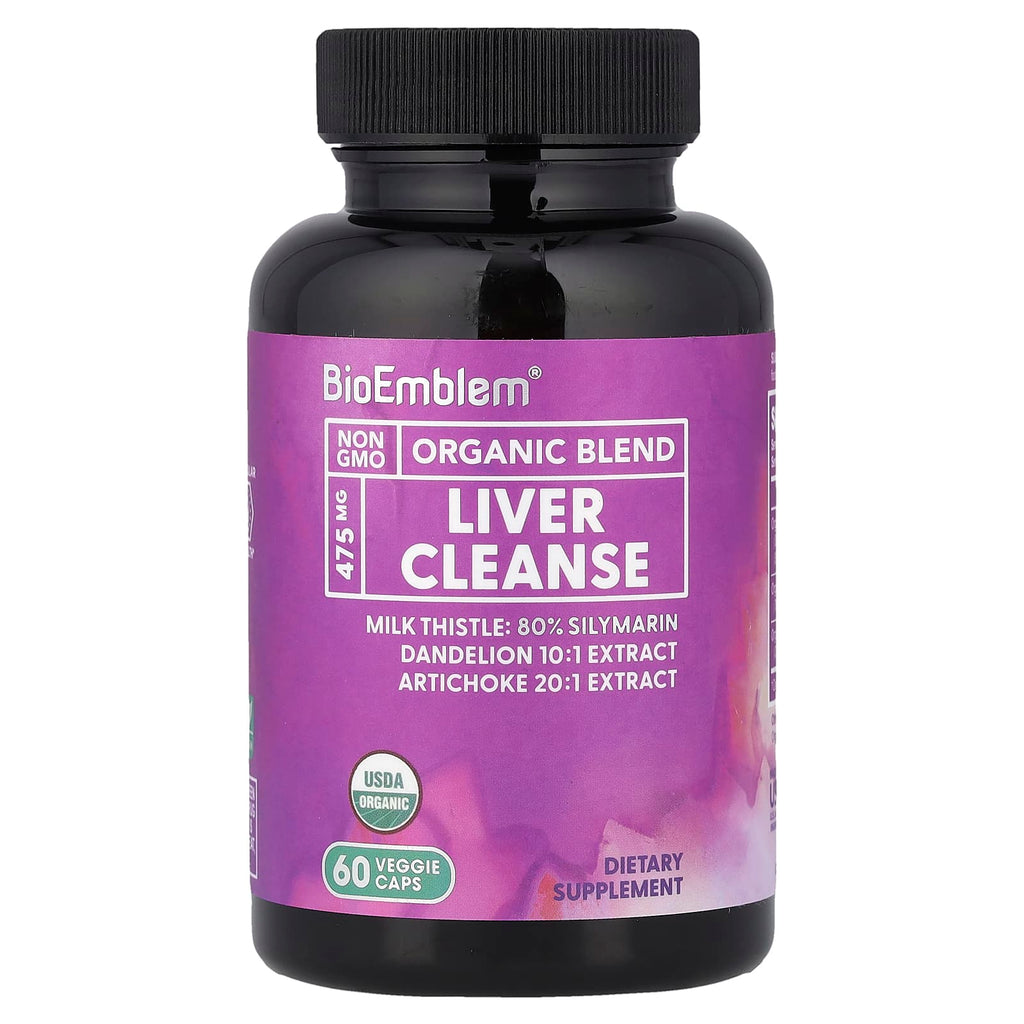 BioEmblem, Organic Blend, Liver Cleanse, 60 Veggie Caps