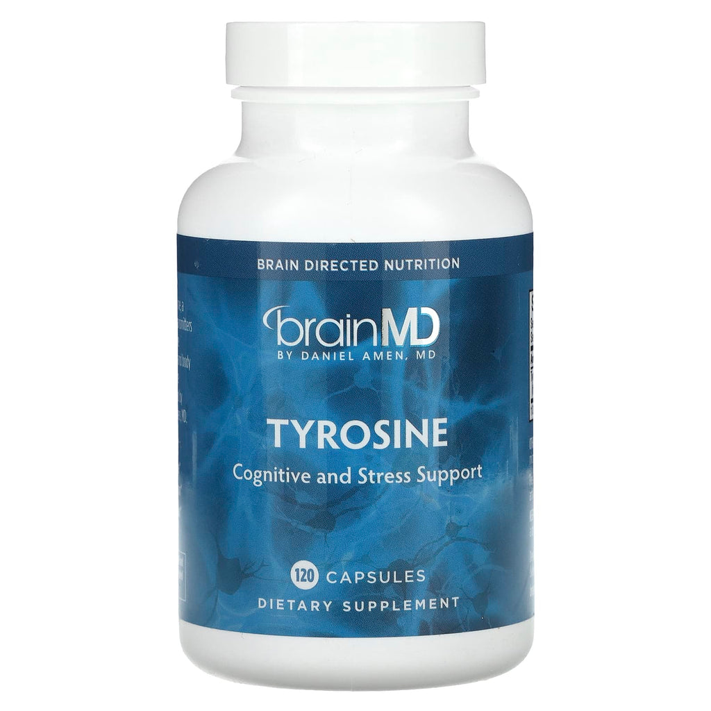 BrainMD, Tyrosine, 120 Capsules (500 mg per Capsule)