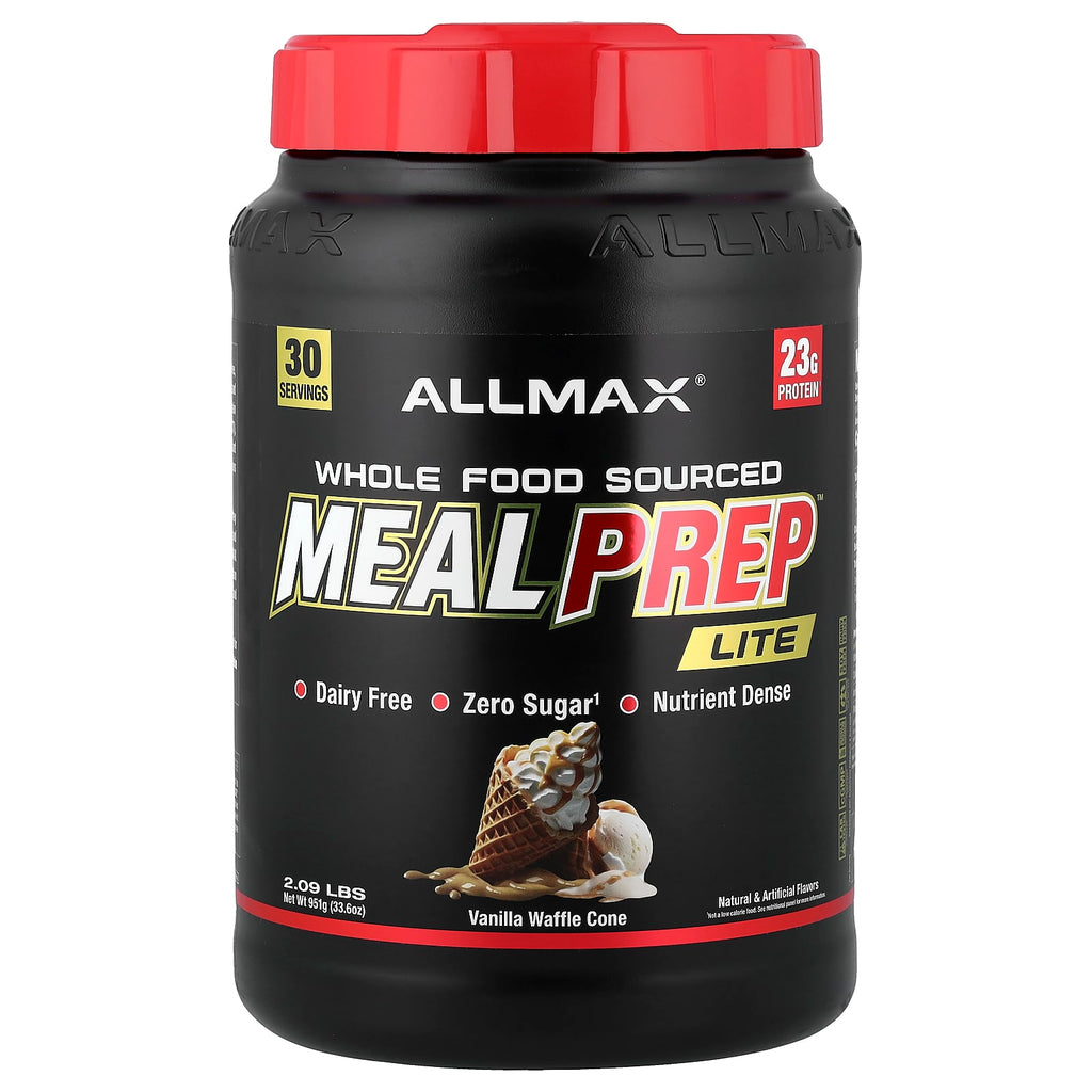 ALLMAX, Meal Prep™ Lite, Vanilla Waffle Cone, 2.09 lbs (33.6 oz)