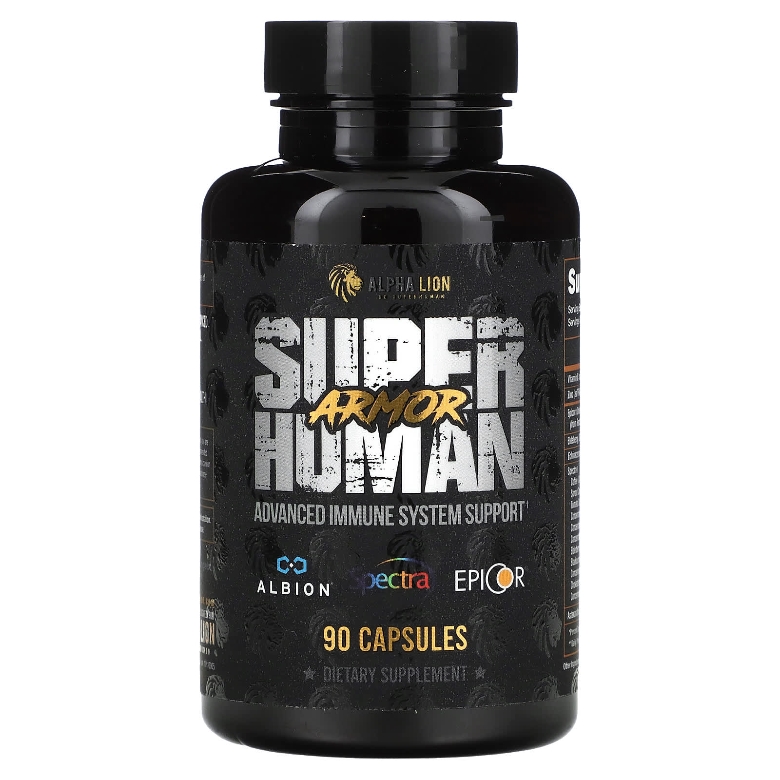 ALPHA LION, SuperHuman Armor, 90 Capsules
