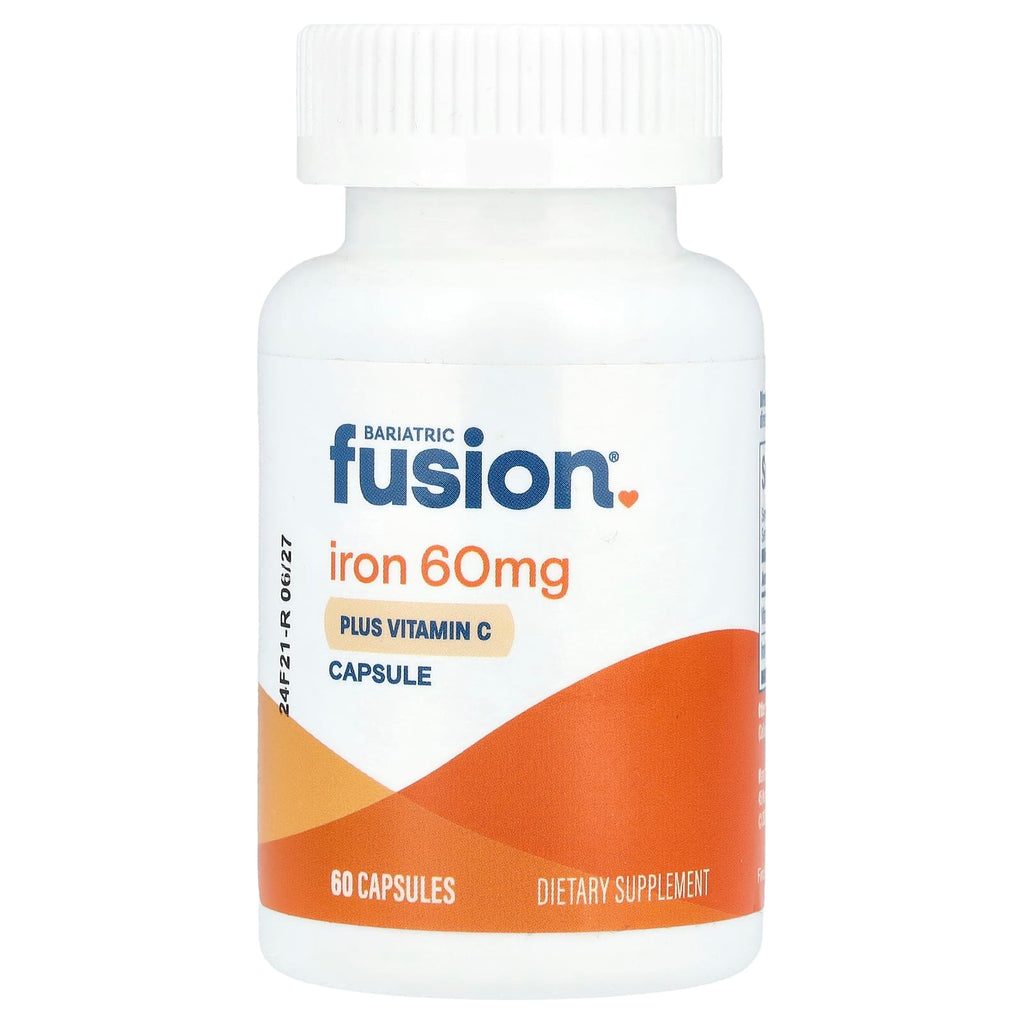 Bariatric Fusion, Iron Plus Vitamin C , 60 Capsules