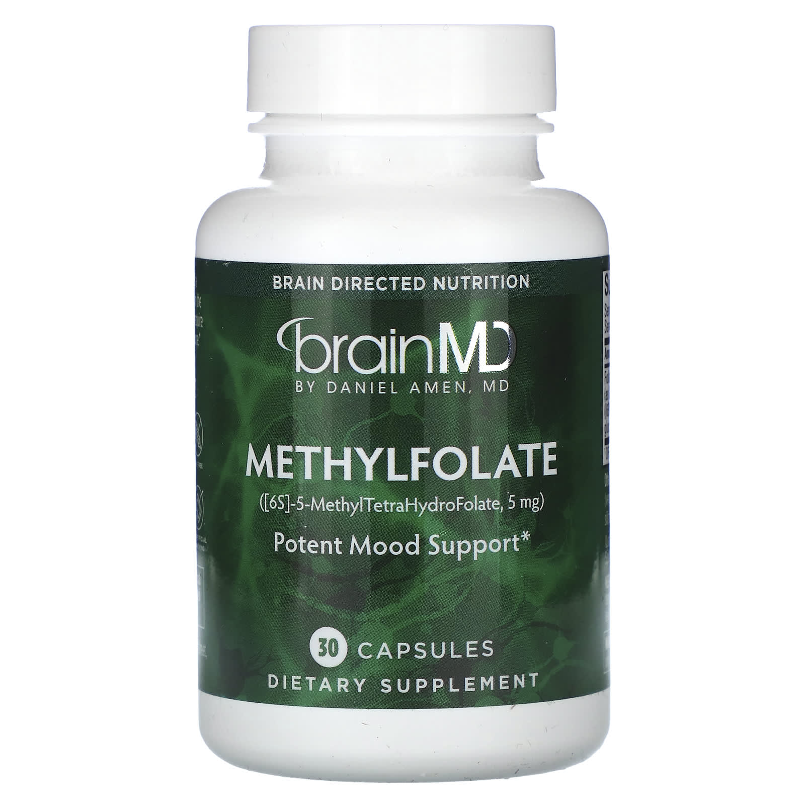 BrainMD, Methylfolate, 5,000 mcg , 30 Capsules