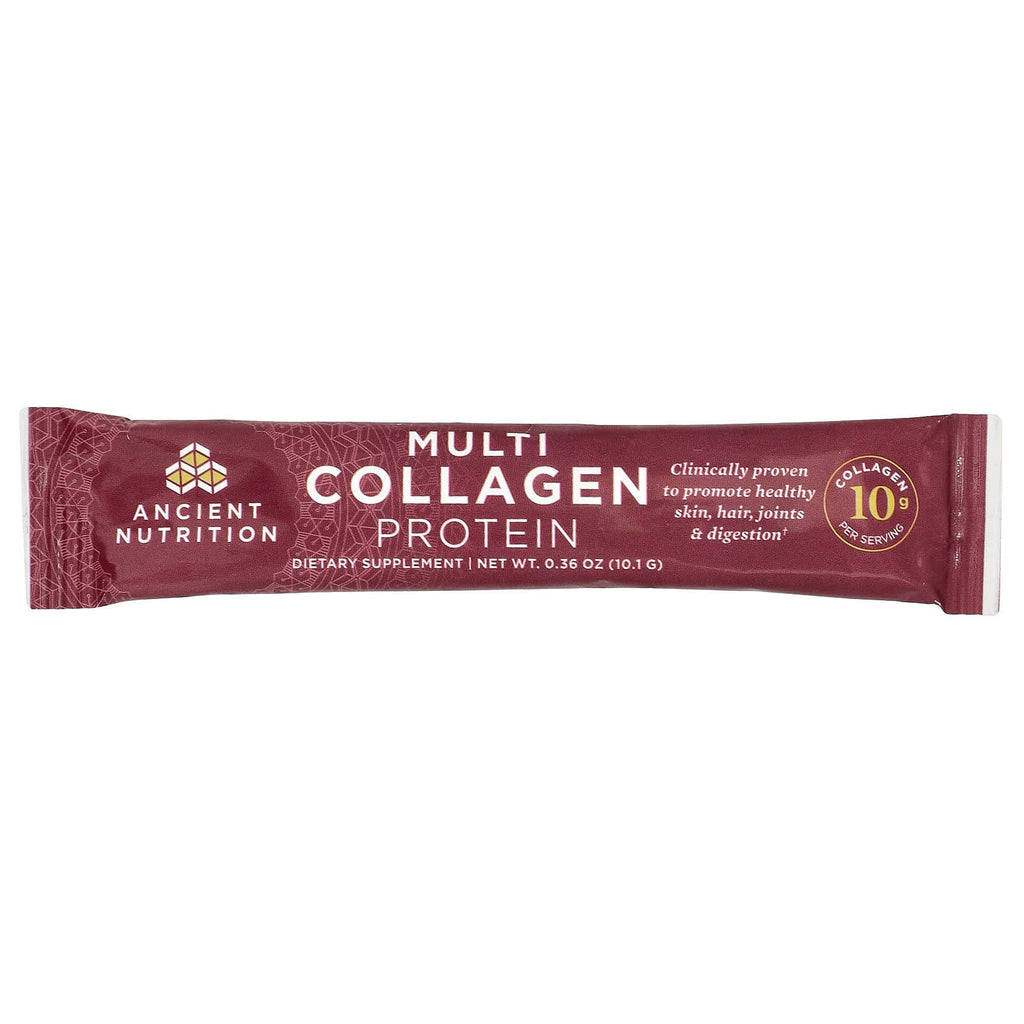 Ancient Nutrition, Multi Collagen Protein, 40 Single Stick Packs, 0.36 oz (10.1 g) Each