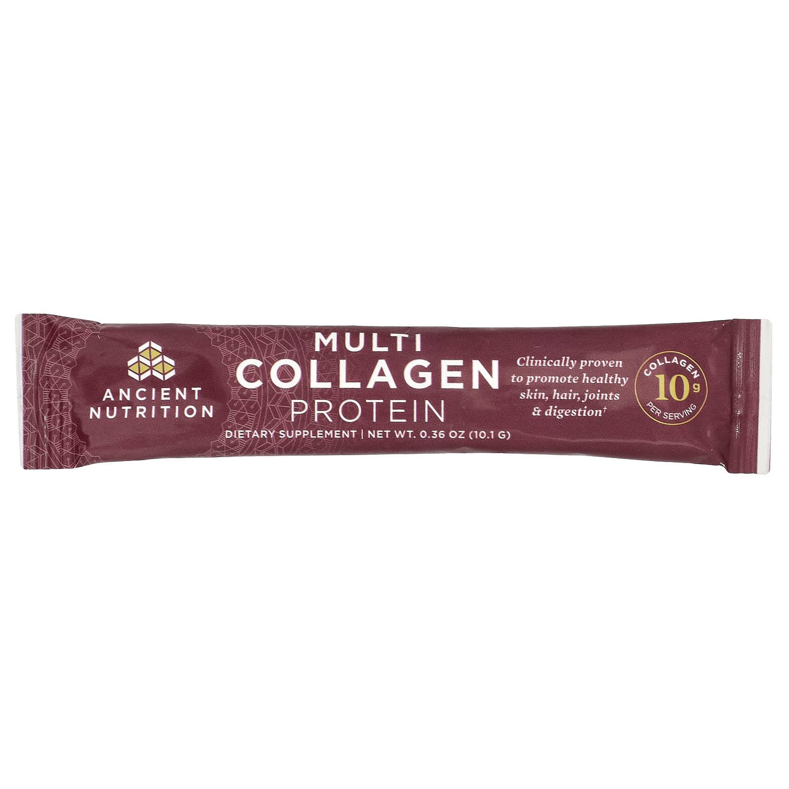 Ancient Nutrition, Multi Collagen Protein, 40 Single Stick Packs, 0.36 oz (10.1 g) Each